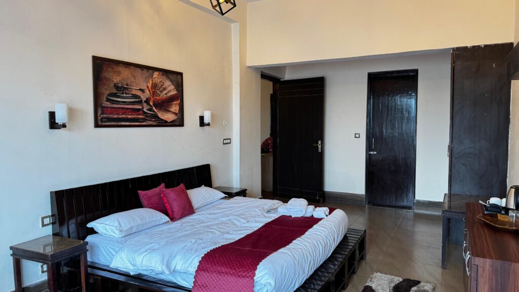 Budget friendly BnB in Bhimtal for couples with scenic balcony